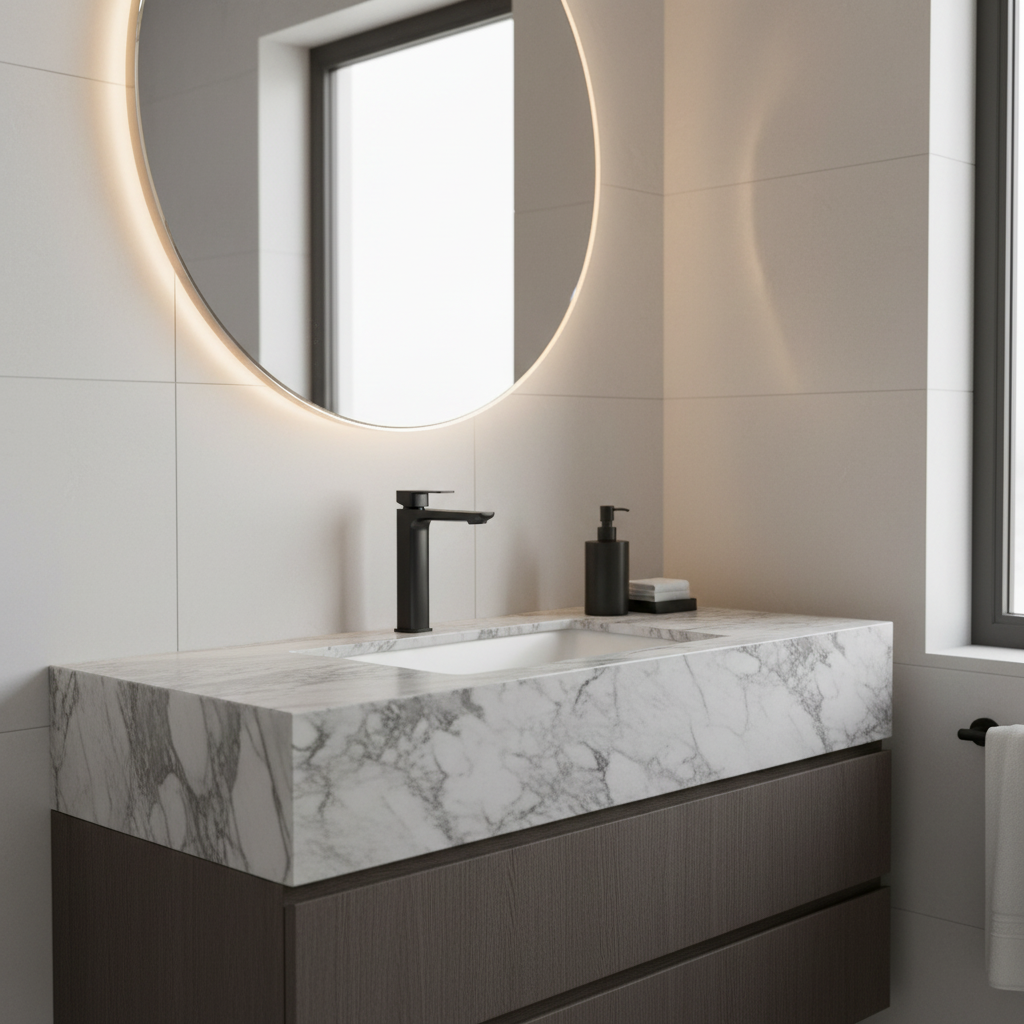 Square Tall Basin Mixer
