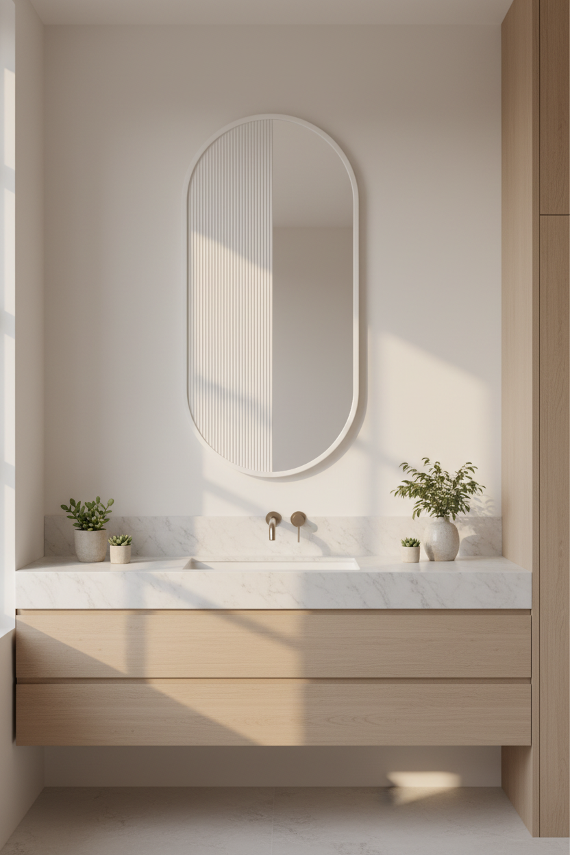 OVAL BACKLIT LED MIRROR