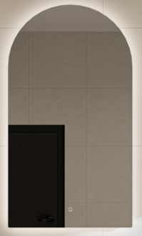 ARCH BACKLIT LEAD MIRROR