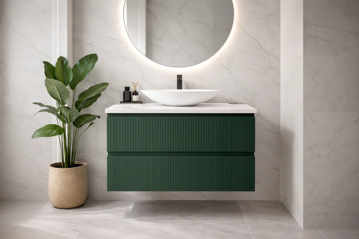 ANNIE WILD OAK RIBBED WALLHUNG PLYWOOD VANITY