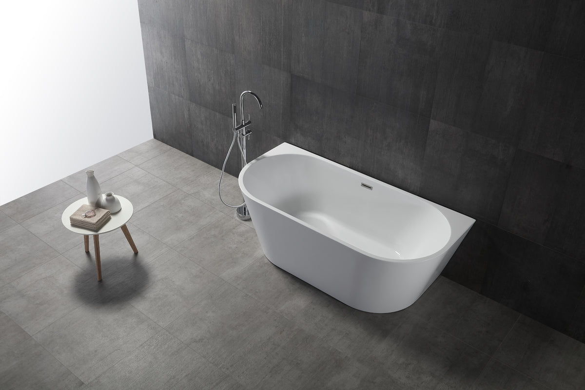 Back To Wall Freestanding Bathtub (191)