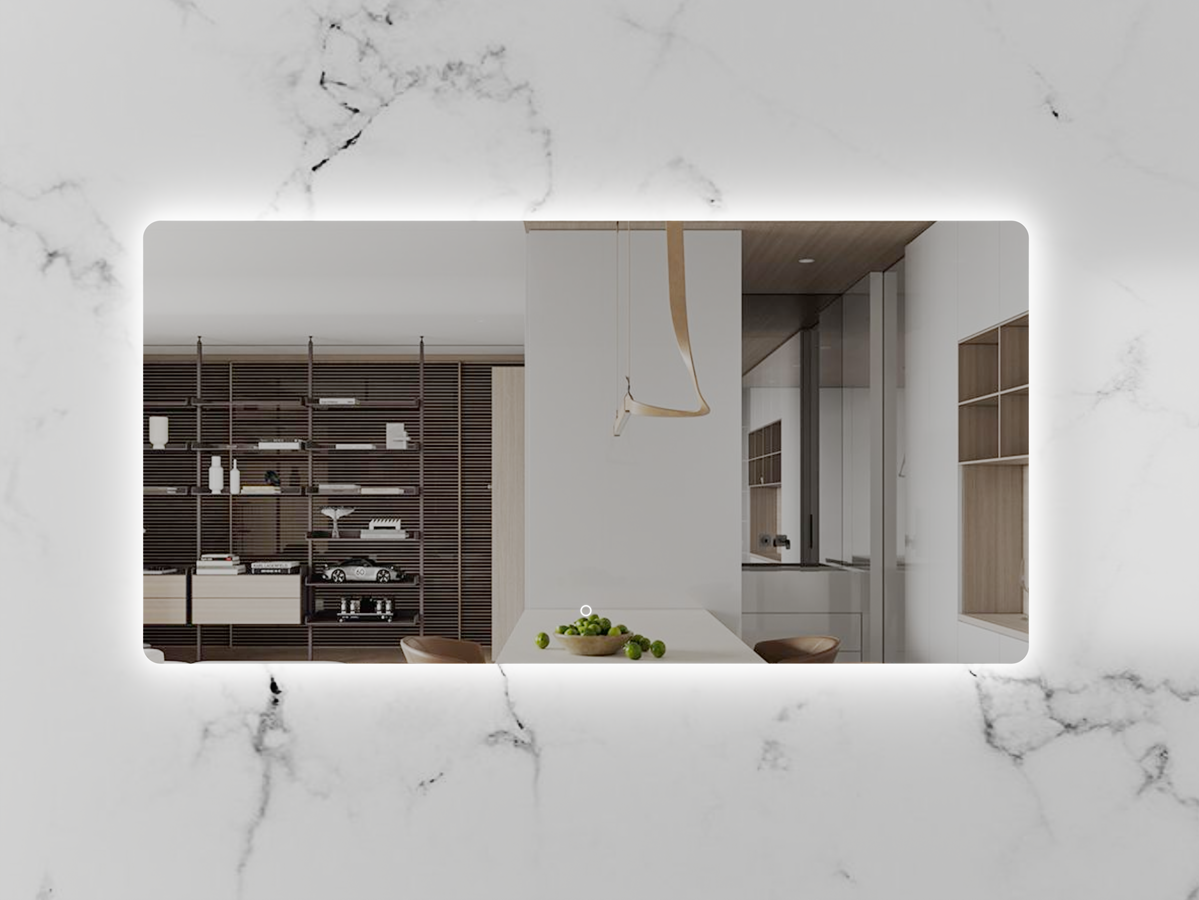 RECTANGLE BACKLIT LED MIRROR (DOM)