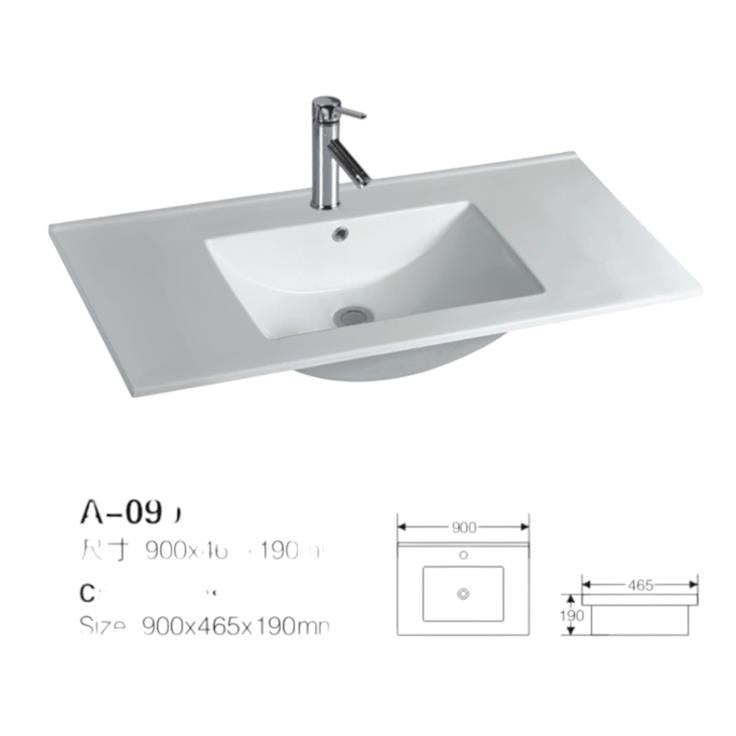 ANNIE WHITE GLOSS FREESTANDING PLYWOOD VANITY