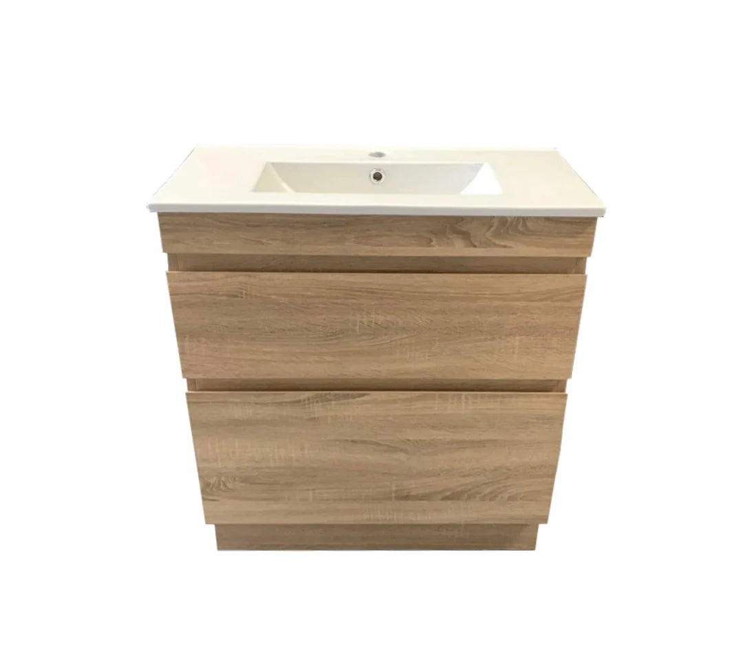 PARI LIGHT OAK FREESTANDING PLYWOOD VANITY