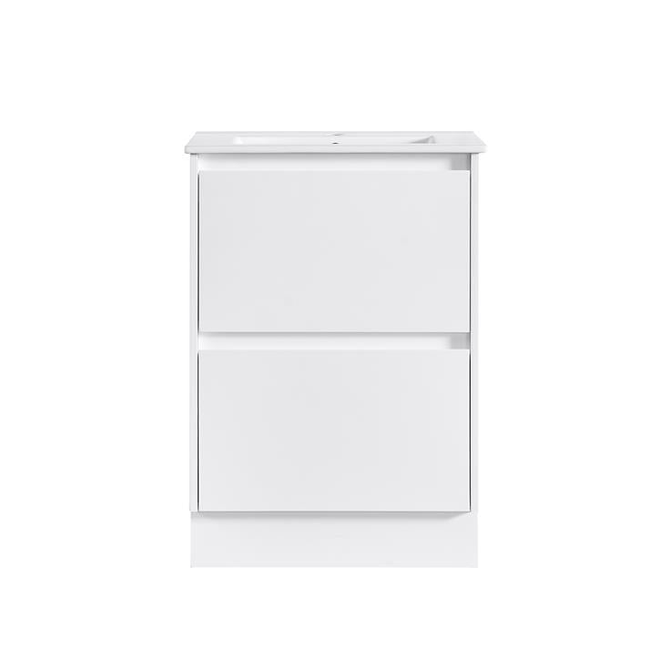 ANNIE WHITE GLOSS FREESTANDING PLYWOOD VANITY