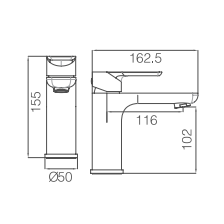 Basin Mixer 17B-101 - Brushed Nickel