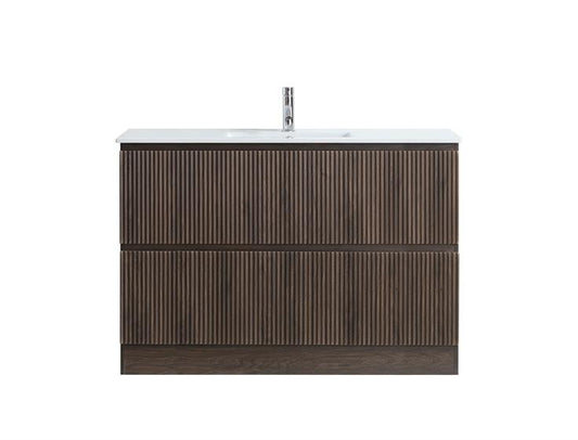 MOSCOW DARK OAK FREESTANDING VANITY 1200MM