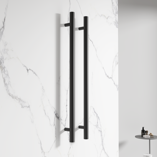 DN VERTICAL HEATED TOWEL RAIL 1000MM
