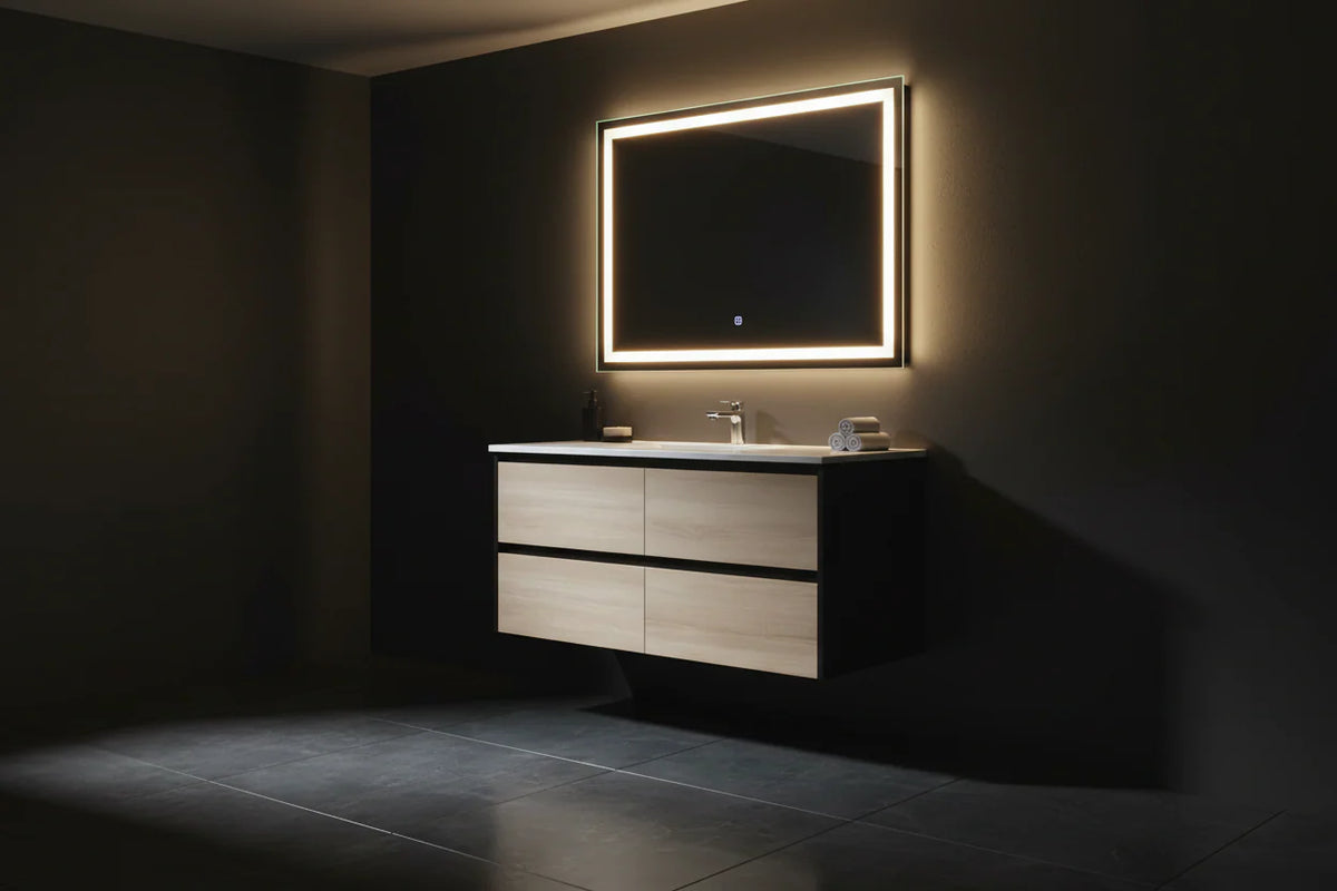 ANNIE DOUBLE SHADE DO-LO WALLHUNG PLYWOOD VANITY