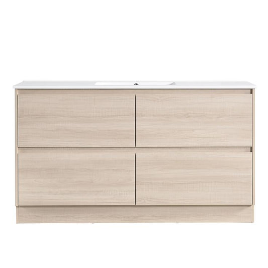 ANNIE WHITE OAK FREESTANDING PLYWOOD VANITY
