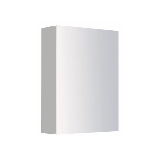 PLYWOOD MIRROR CABINET 450mm 1-Door WHITE