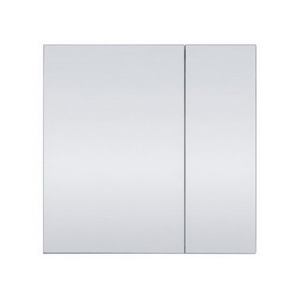 PLYWOOD MIRROR CABINET 2 Door LIGHT OAK