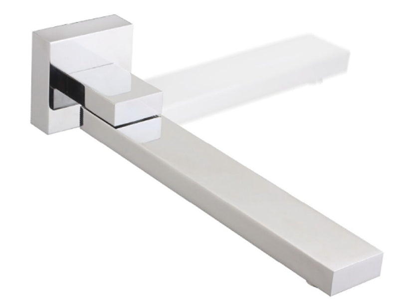 Square Swivel Bath Spout 260mm