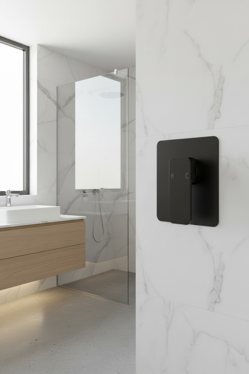 Square Wall Shower Mixer