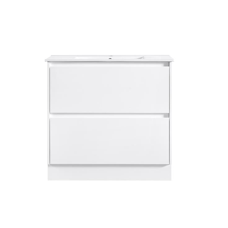 ANNIE WHITE GLOSS FREESTANDING PLYWOOD VANITY