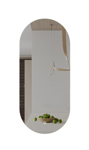 OVAL BACKLIT LED MIRROR