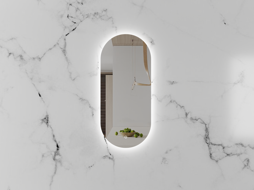OVAL BACKLIT LED MIRROR