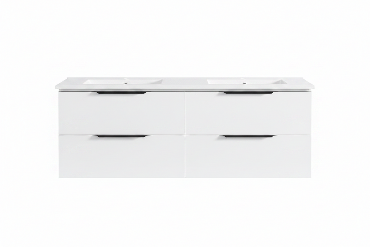 PARIS WHITE PLYWOOD VANITY
