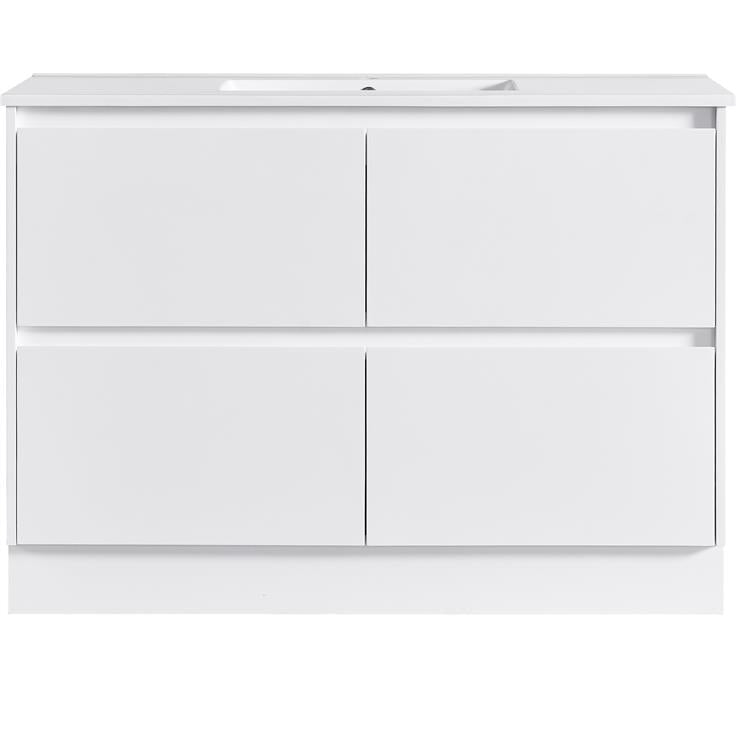 ANNIE WHITE GLOSS FREESTANDING PLYWOOD VANITY