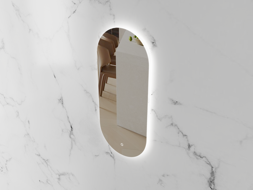 OVAL BACKLIT LED MIRROR