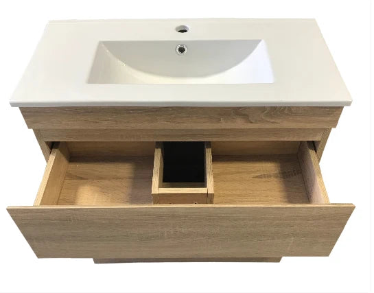 PARI LIGHT OAK FREESTANDING PLYWOOD VANITY