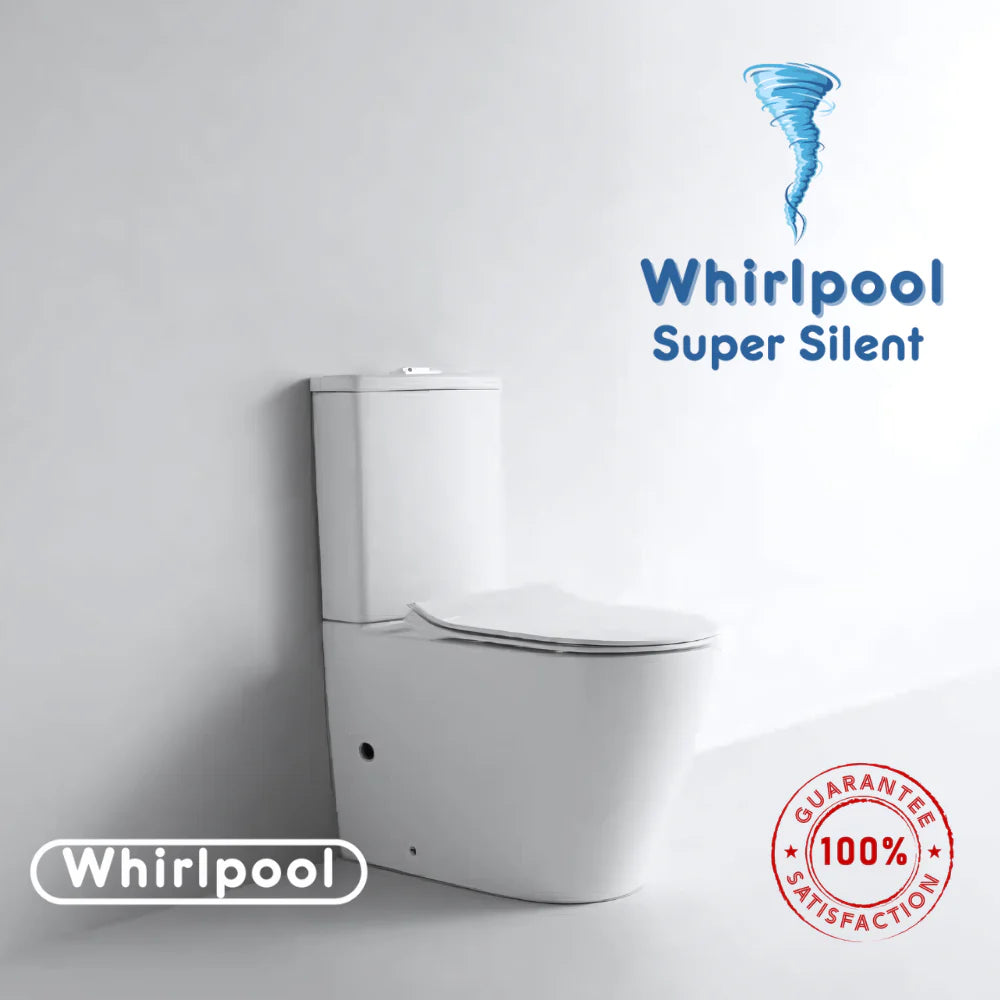 WHIRLPOOL FLUSH SYSTEM TOILET SUITE 2180